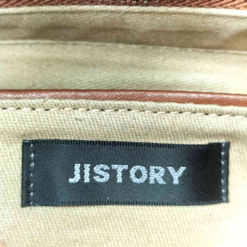 JISTORY ラウンドレザーショルダーバッグ レディース